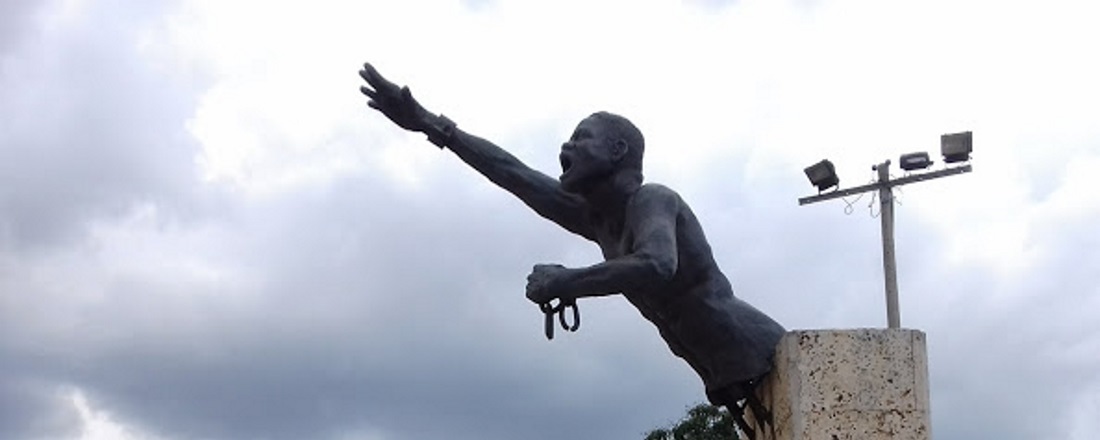 Statue of Benkos Bioho (San Basilio Cartagena) Banner