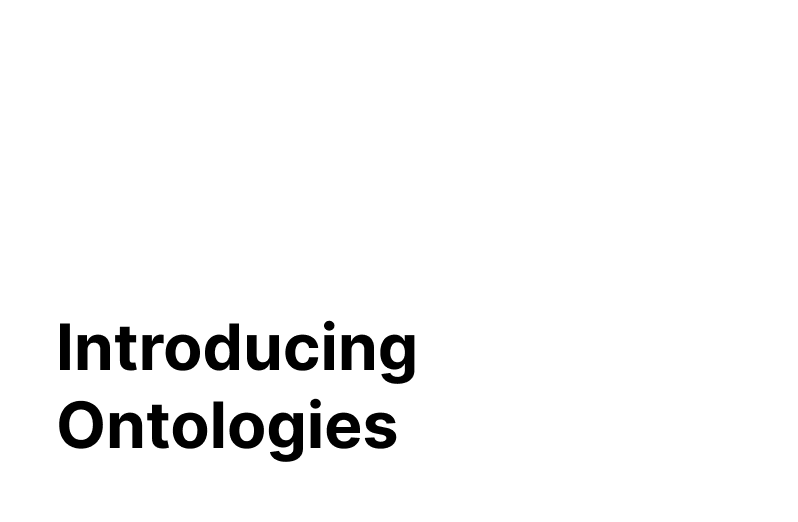 introducing ontologies