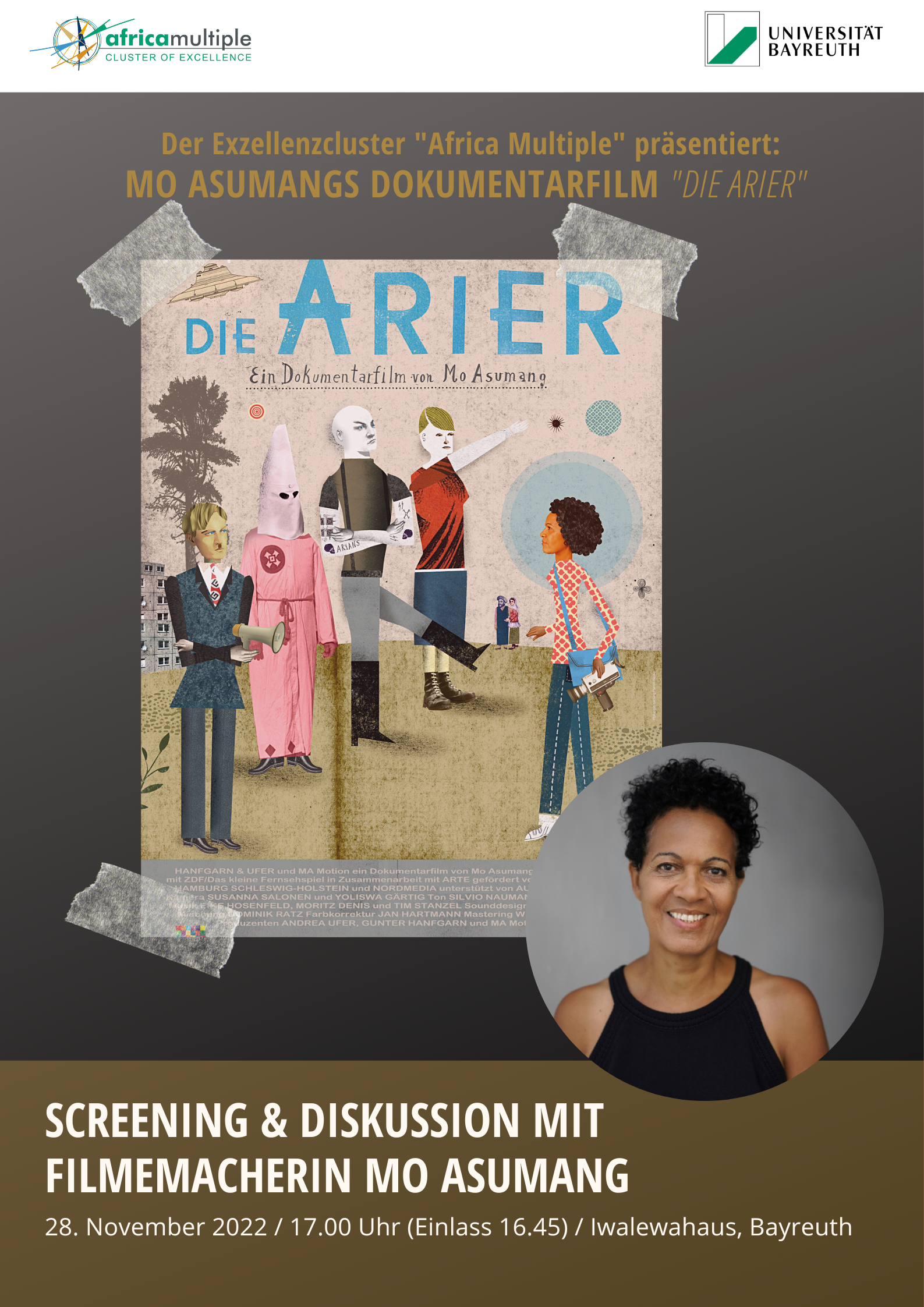 Poster von Mo Asumangs Dokumentarfilm "Die Arier"