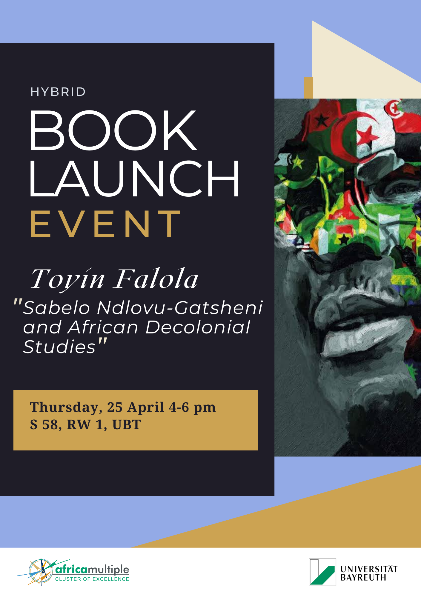 Flyer Book Launch Sabelo Ndlovu Gatsheni by Toyin Falola